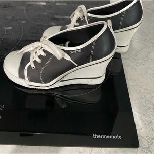 Guess wedge tennis shoes
